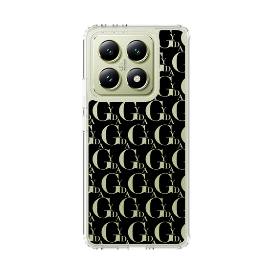 Slim Protection Case［ GYDA - Monogram - Black ］