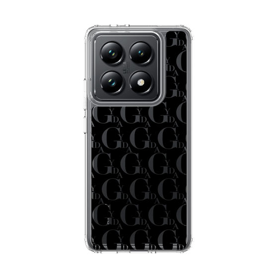 Slim Protection Case［ GYDA - Monogram - Black ］