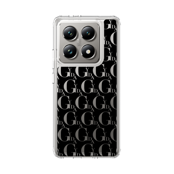 Slim Protection Case［ GYDA - Monogram - Black ］