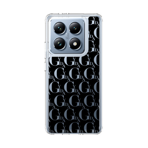 Slim Protection Case［ GYDA - Monogram - Black ］
