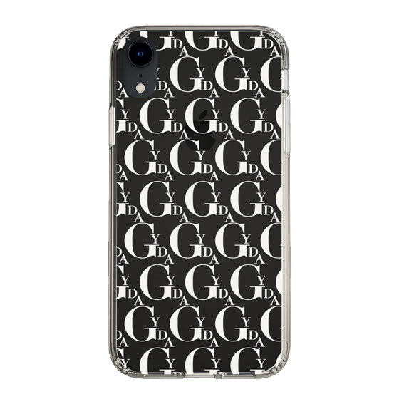 Slim Protection Case［ GYDA - Monogram - White ］