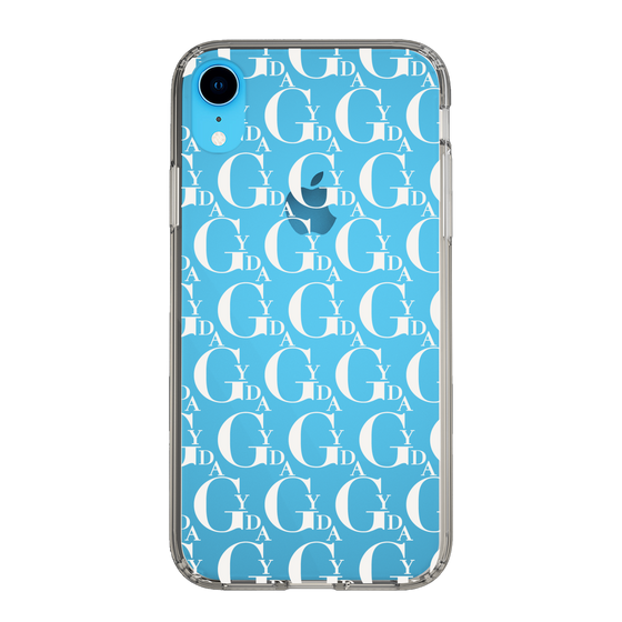 Slim Protection Case［ GYDA - Monogram - White ］
