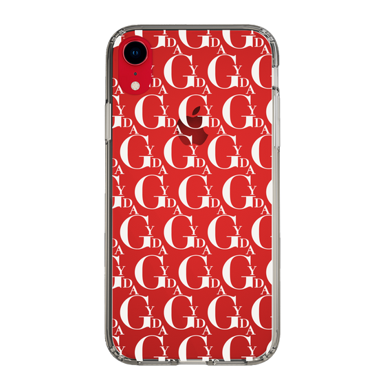 Slim Protection Case［ GYDA - Monogram - White ］