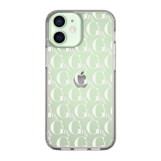 Slim Protection Case［ GYDA - Monogram - White ］