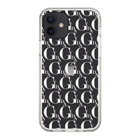Slim Protection Case［ GYDA - Monogram - White ］