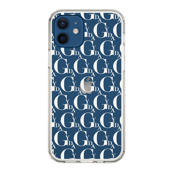 Slim Protection Case［ GYDA - Monogram - White ］