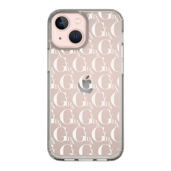 Slim Protection Case［ GYDA - Monogram - White ］