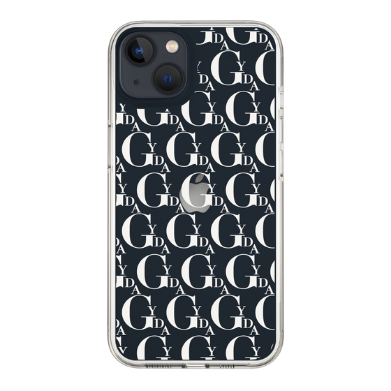 Slim Protection Case［ GYDA - Monogram - White ］