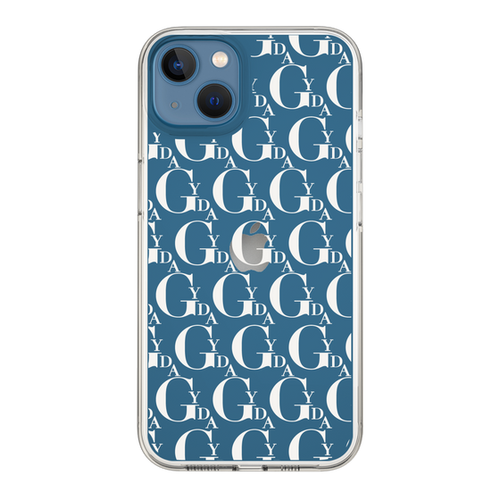 Slim Protection Case［ GYDA - Monogram - White ］
