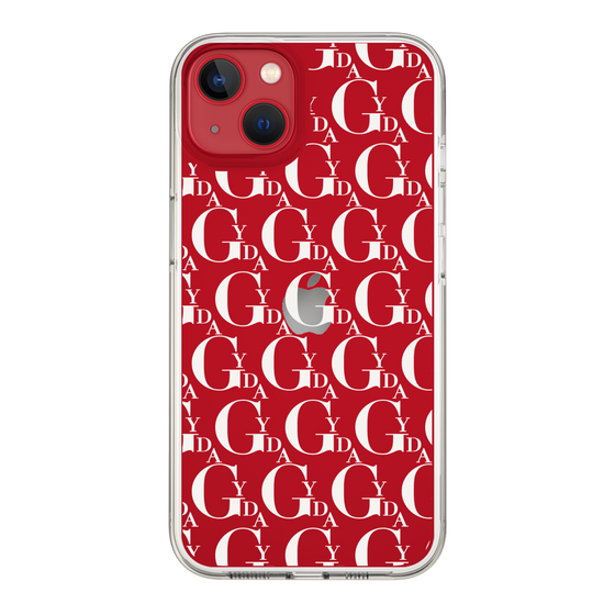 Slim Protection Case［ GYDA - Monogram - White ］