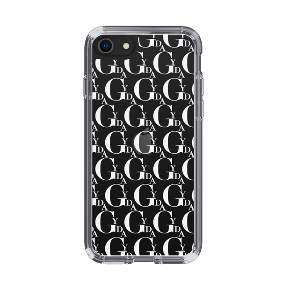 Slim Protection Case［ GYDA - Monogram - White ］