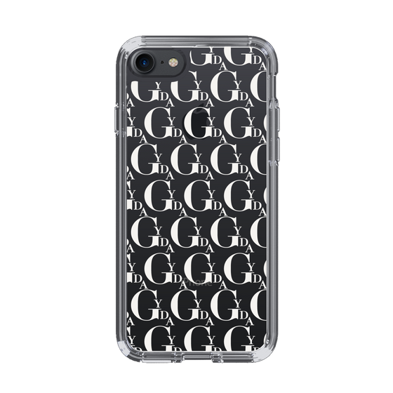 Slim Protection Case［ GYDA - Monogram - White ］