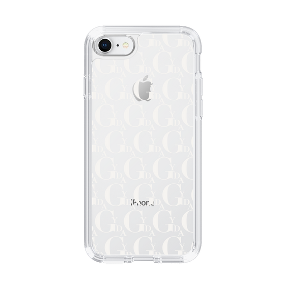 Slim Protection Case［ GYDA - Monogram - White ］