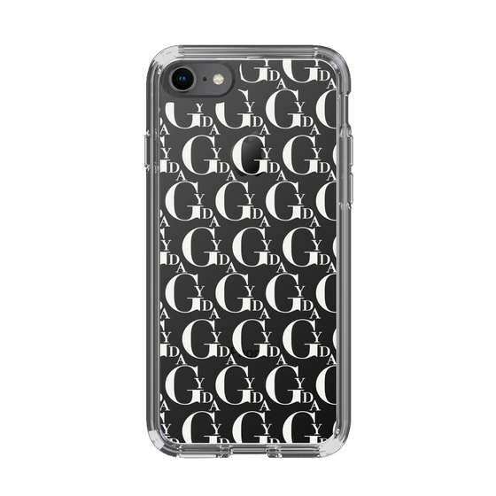 Slim Protection Case［ GYDA - Monogram - White ］