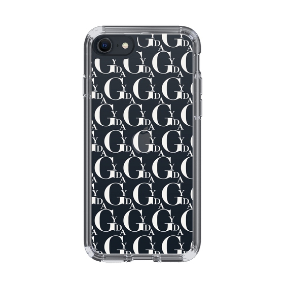 Slim Protection Case［ GYDA - Monogram - White ］