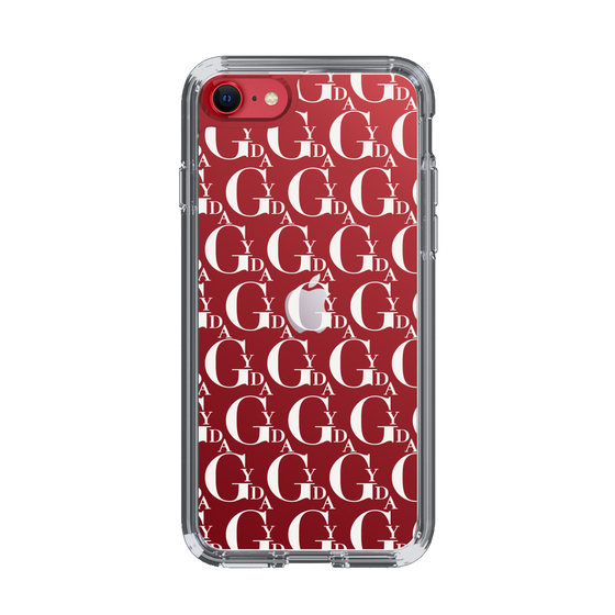 Slim Protection Case［ GYDA - Monogram - White ］