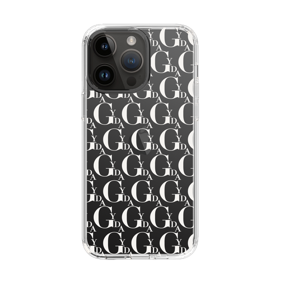 Slim Protection Case［ GYDA - Monogram - White ］
