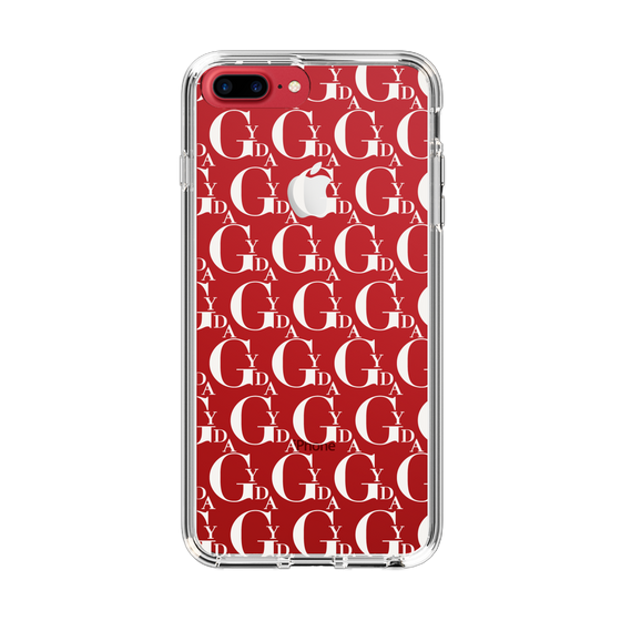 Slim Protection Case［ GYDA - Monogram - White ］