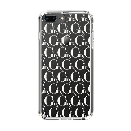 Slim Protection Case［ GYDA - Monogram - White ］
