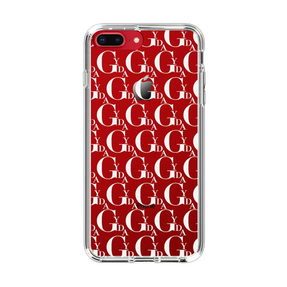 Slim Protection Case［ GYDA - Monogram - White ］