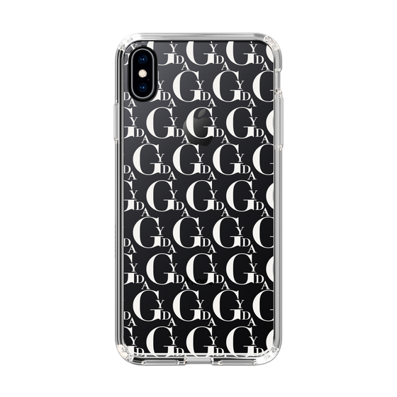 Slim Protection Case［ GYDA - Monogram - White ］