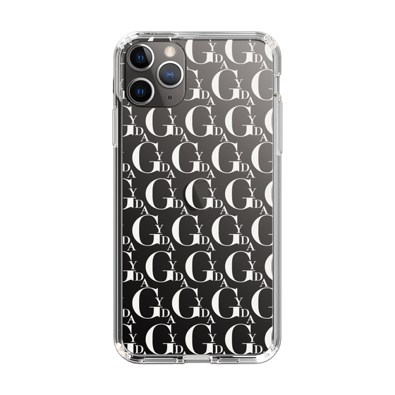 Slim Protection Case［ GYDA - Monogram - White ］