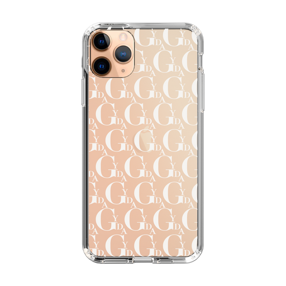Slim Protection Case［ GYDA - Monogram - White ］
