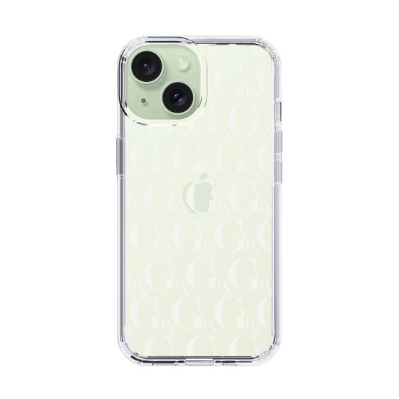 Slim Protection Case［ GYDA - Monogram - White ］