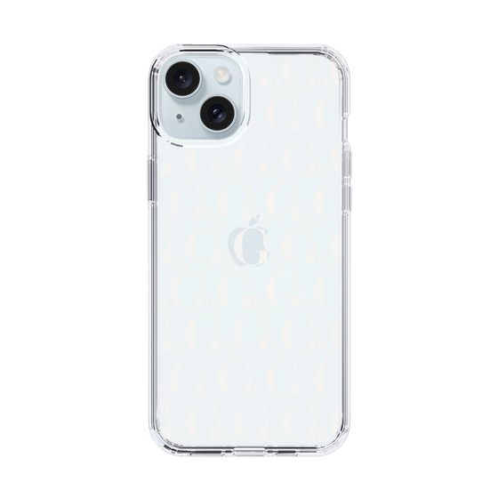Slim Protection Case［ GYDA - Monogram - White ］