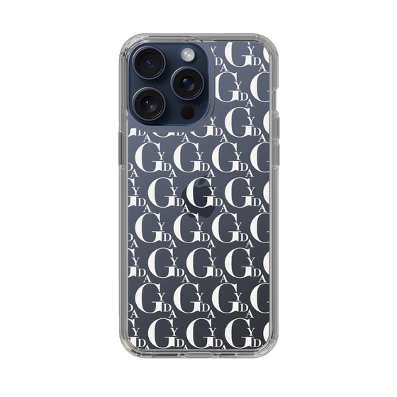 Slim Protection Case［ GYDA - Monogram - White ］
