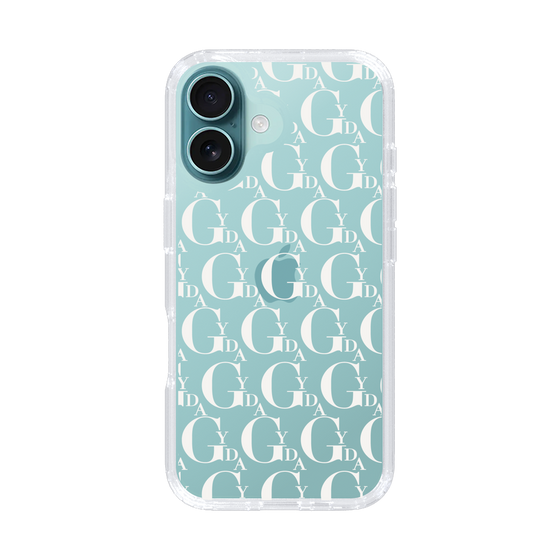Slim Protection Case［ GYDA - Monogram - White ］