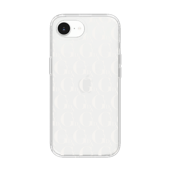 Slim Protection Case［ GYDA - Monogram - White ］