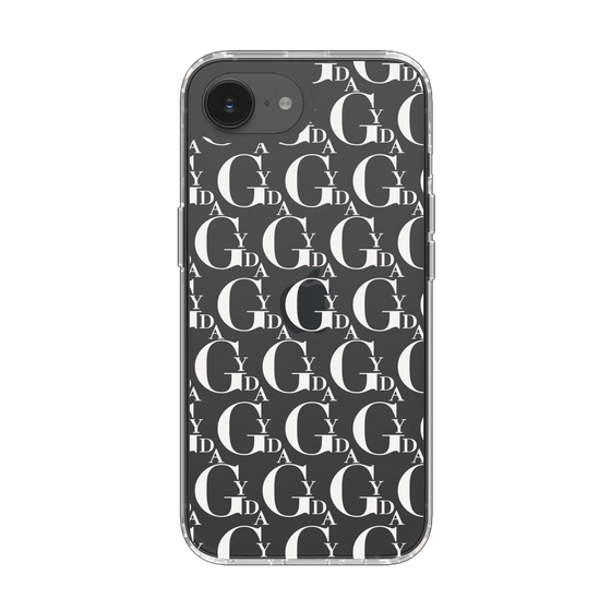 Slim Protection Case［ GYDA - Monogram - White ］