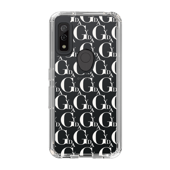 Slim Protection Case［ GYDA - Monogram - White ］