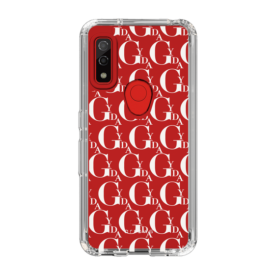Slim Protection Case［ GYDA - Monogram - White ］