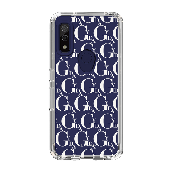 Slim Protection Case［ GYDA - Monogram - White ］