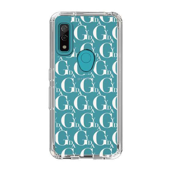 Slim Protection Case［ GYDA - Monogram - White ］