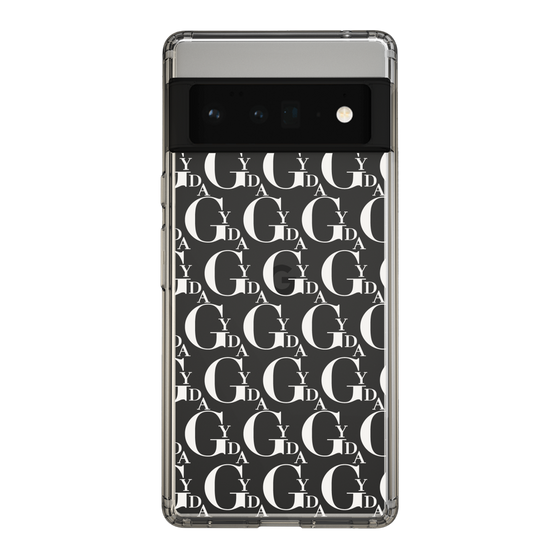 Slim Protection Case［ GYDA - Monogram - White ］