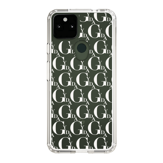 Slim Protection Case［ GYDA - Monogram - White ］