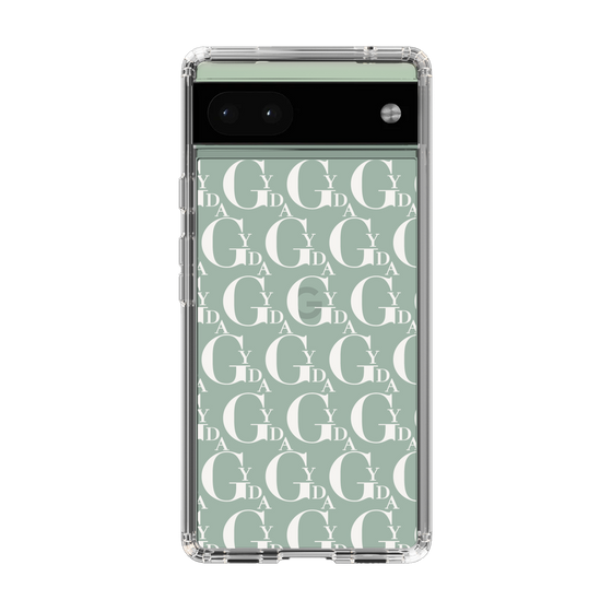 Slim Protection Case［ GYDA - Monogram - White ］