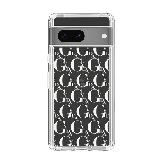 Slim Protection Case［ GYDA - Monogram - White ］
