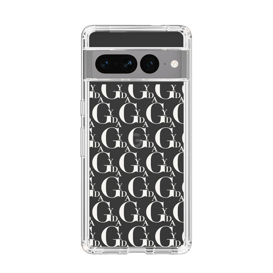 Slim Protection Case［ GYDA - Monogram - White ］