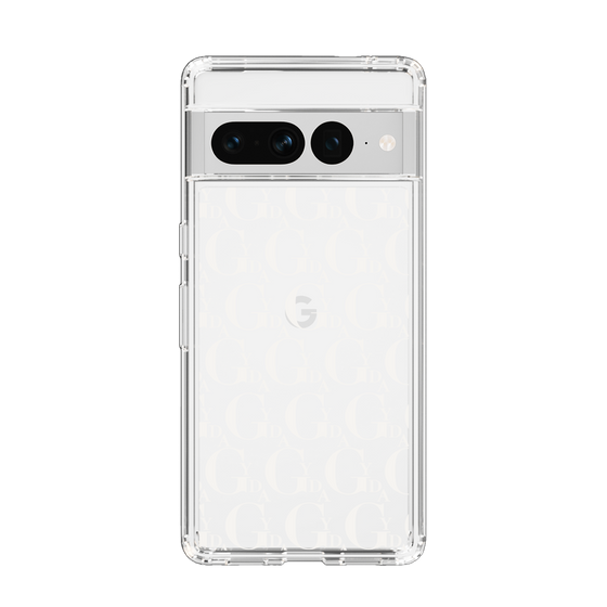 Slim Protection Case［ GYDA - Monogram - White ］