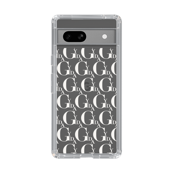 Slim Protection Case［ GYDA - Monogram - White ］