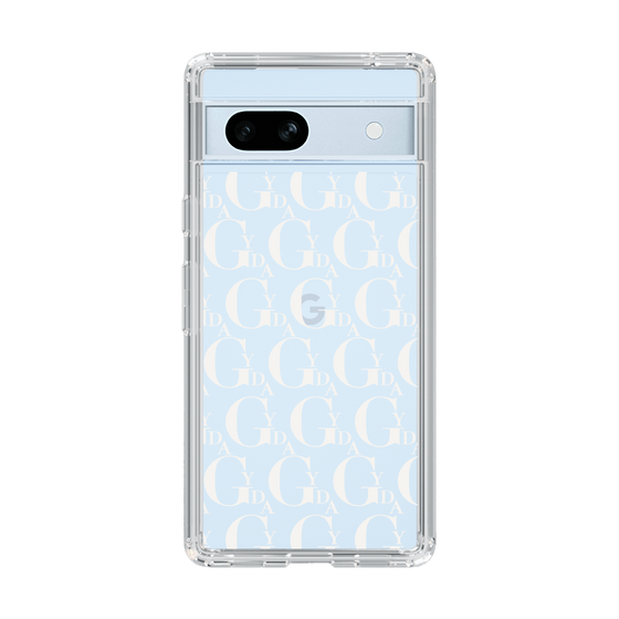 Slim Protection Case［ GYDA - Monogram - White ］