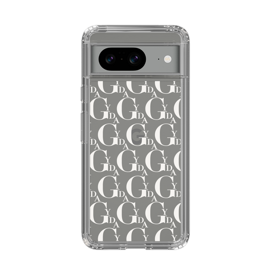Slim Protection Case［ GYDA - Monogram - White ］