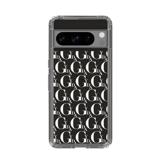 Slim Protection Case［ GYDA - Monogram - White ］