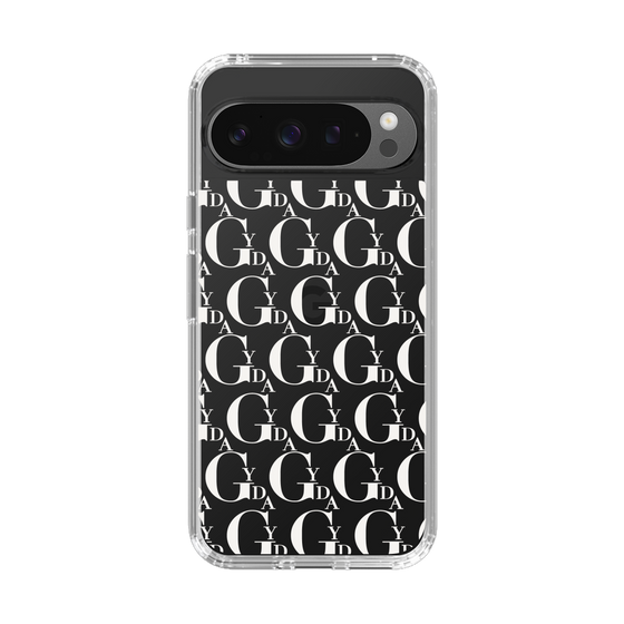 Slim Protection Case［ GYDA - Monogram - White ］