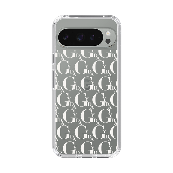 Slim Protection Case［ GYDA - Monogram - White ］