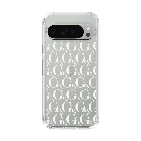 Slim Protection Case［ GYDA - Monogram - White ］